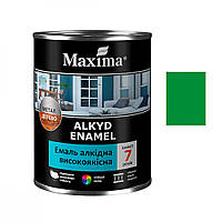 Эмаль алкидная высококачественная, зеленая, ТМ «Maxima» - 2,3 кг.