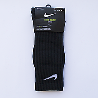 Высокие носки Nike Elite для бега или тринеровок високі шкарпетки футбольные баскетбольны носки S 34-38 чорні