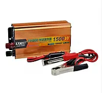 Инвертор преобразователь напряжения автомобильный Power Inverter UKC 12V-220V SSK 1500W