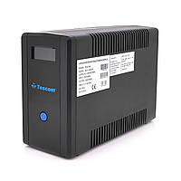 TU ИБП TESCOM TCM1200 (720W), LCD, AVR, 3st, 4xSCHUKO socket, 2x12V7Ah, RS232, USB, RJ45, plastik Case ( 460 x