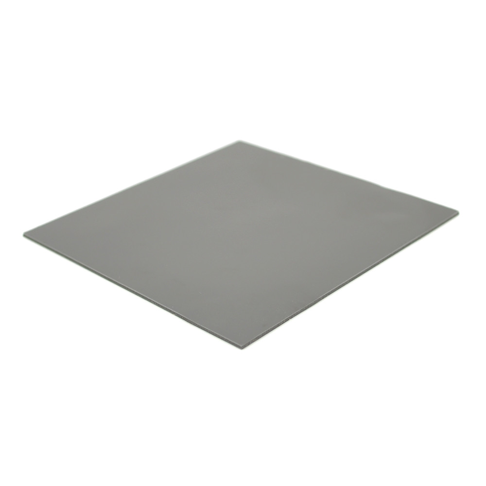 TU TU Силиконовая термопрокладка HY-100-2, 100x100x0,5mm, Dark Grey, >5,0W/m-K, -40°≈240°, удельный вес -2g/cm3, OEM Q100