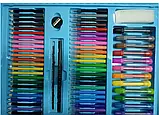 Набір Юного художника для малювання Art набір 208 предметів мольберт в комплекті (Синій), фото 6