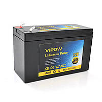 TU Аккумуляторная батарея литиевая Vipow 12 V 10Ah с элементами Li-ion 18650 со встроенной ВМS платой, (3S5P)