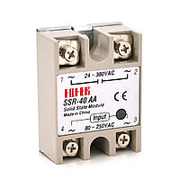 TU Твердотельное реле Fotek SSR-40AA 40А 24-380В AC