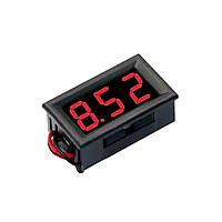 TU  TU Цифровой вольтметр, диапазон измерений 5 -120V, Red