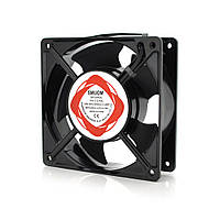 TU Кулер для охлаждения серверных БП SMUOM 12038 DC sleeve fan под пайку - 120*120*38мм, 220V, 2600об/мин, Q40