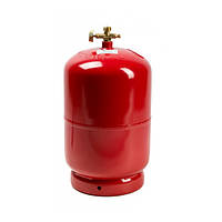 TU Газовый балон ПРОПАН 5кг(12л), давление 18BAR + горелка 20448, Red, Q2