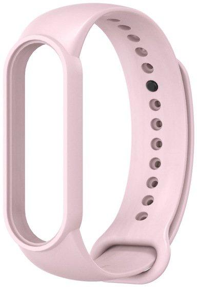 Ремінець до фітнес-браслету Xiaomi Mi Band 6 Silicone Light Pink, фото 1