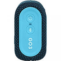 Акустика JBL Go 3 Blue Coral (JBLGO3BLUP), фото 6