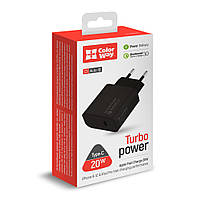 Зарядний пристрій Colorway Power Delivery Port USB Type-C (20W) V2 чорний (CW-CHS026PD-BK), фото 6