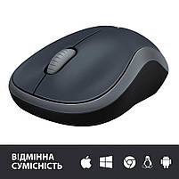 Мишка Logitech Wireless Mouse M185 Grey (L910-002238), фото 5