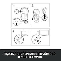 Мишка Logitech Wireless Mouse M185 Grey (L910-002238), фото 10