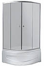 Душова кабіна з глибоким піддоном RJ BARON 100x100 см сатин (100RZ014)