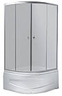 Душова кабіна з глибоким піддоном RJ BARON 90x90 см сатин (90RZ014)