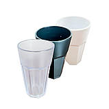 Стакан з полікарбонату 500 мл Чорний, фото 2