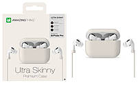 Чохол для навушників AmazingThing Ultra Skinny Premium Case for Airpods Pro Ivory (ATAPPROFW00IY), фото 6