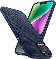 Накладка Spigen для Apple iPhone 14 Liquid Air Navy Blue (ACS05038), фото 4