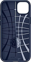 Накладка Spigen для Apple iPhone 14 Liquid Air Navy Blue (ACS05038), фото 9