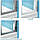 Нерухома стінка Ravak Chrome 80 см CPS-80 сатин + transparent (9QV40U00Z1), фото 3