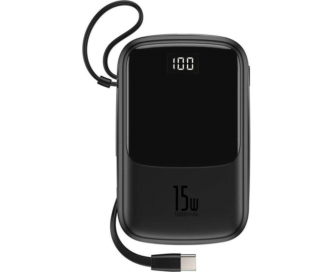 Універсальна батарея Baseus Power Bank Qpow 10000mAh with Type-C Black (PPQD-A01), фото 1