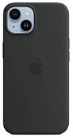Накладка Apple Silicone Case 1:1 для iPhone 14 с MagSafe Midnight (ASC14MDNT(M))