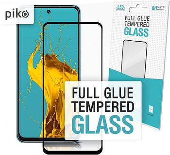 Захисне скло Piko Full Glue для Xiaomi Redmi 10 (чорне)