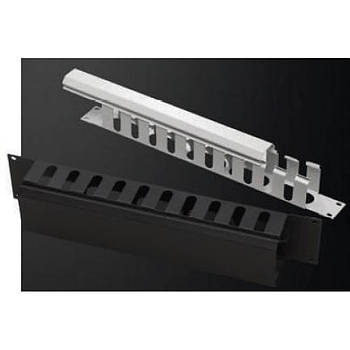 Кабельний організатор 19" 2U гребінка, RAL 9005 MIRSAN (MR.OKK2U19.01)