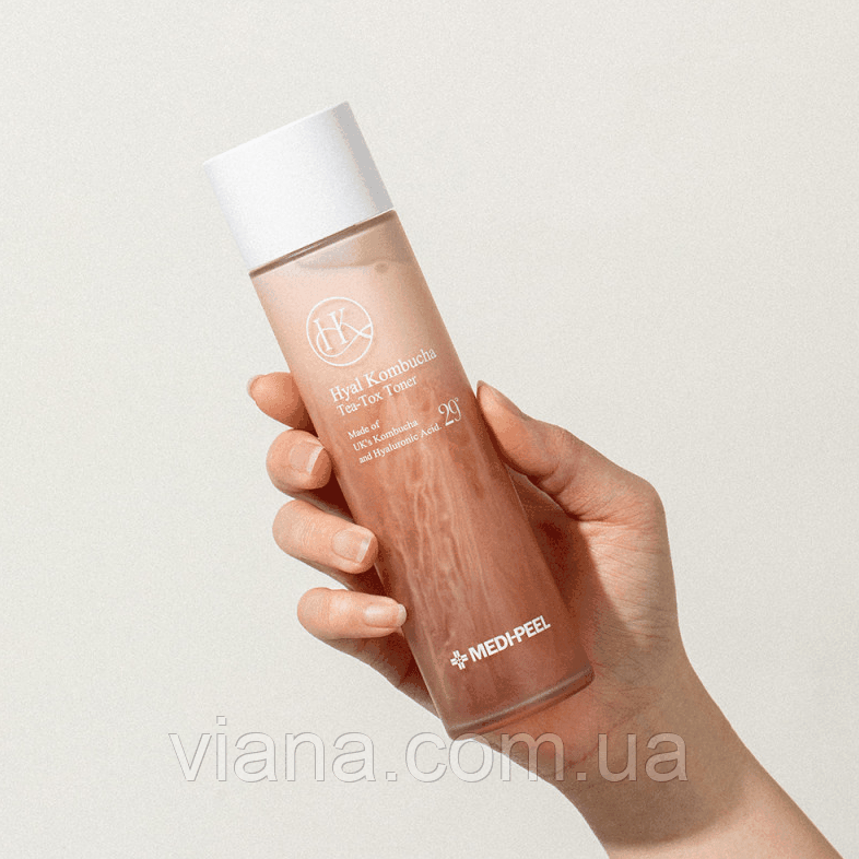 Зволожувальний тонер із комбучів і гіалуроновою кислотою Medi-Peel Hyal Kombucha Tea-Tox Toner 150 мл