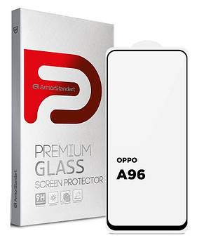 Захисне скло ArmorStandart Full Glue для OPPO А96 Black (ARM66968)