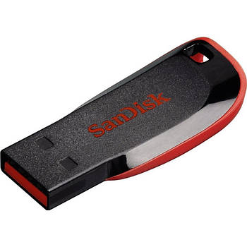 USB флешдрайв 64GB SanDisk Cruzer Blade USB 2.0 Black/Red (SDCZ60-064G-B35)