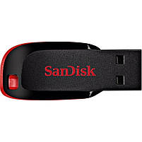USB флешдрайв 64GB SanDisk Cruzer Blade USB 2.0 Black/Red (SDCZ60-064G-B35), фото 3