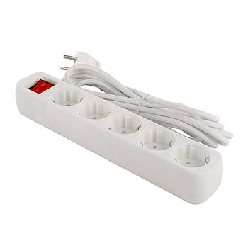 Мережевий фільтр СolorWay 5 розеток/3M White (CW-PSEA53W)