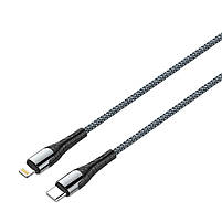 Кабель Colorway Type-C - Apple Lightning (PD Fast Charging) 3.0А (30W) 1м сірий (CW-CBPDCL033-GR), фото 3