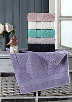 Набор полотенец для рук и лица Gulcan Cotton Жаккард Lux 50x90см, 6 штук, 2746_akasya