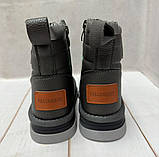 Зимові дитячі Ugg Paliament уггі екошкіра 29 18.5 см сірі, фото 4