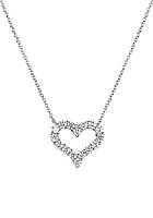 Серебряная подвеска Diamond Heart Large Pendant Tiffany & Co