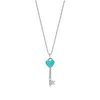 Серебряная подвеска Heart Key Pendant Tiffany & Co