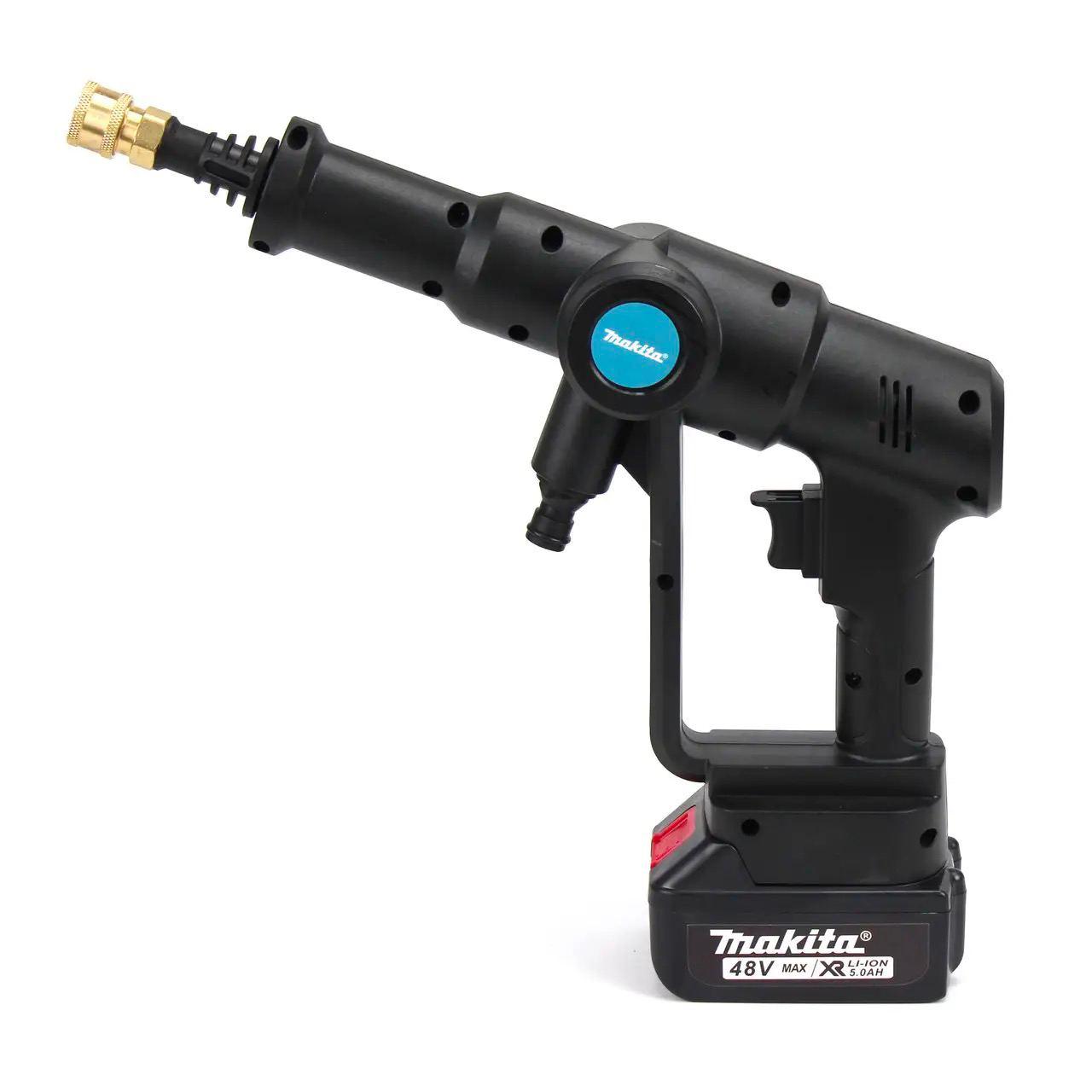 Акумуляторна мийка Makita DHW050ZK 48 V 5 Ah 26 барів, бездротова мийка, мінімиття для авто