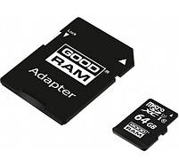 Карта пам'яті 64GB GoodRAM microSDXC (UHS-1) C10 (M1AA-0640R12) + adapter SD, фото 3