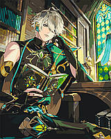 Картина за номерами Геншин імпакт: Аль-Хайтам 40*50 см Орігамі LW 30120 pbn-a