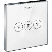 Запорный вентиль с 3 запорными клапанами Hansgrohe ShowerSelect Glass (15736400)