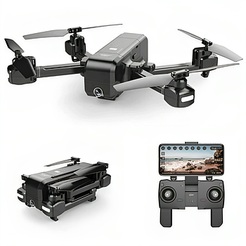 Квадрокоптер на радіокеруванні 15 хвилин, 100 метрів, LH-X52WF / Міні дрон з 2 камерами