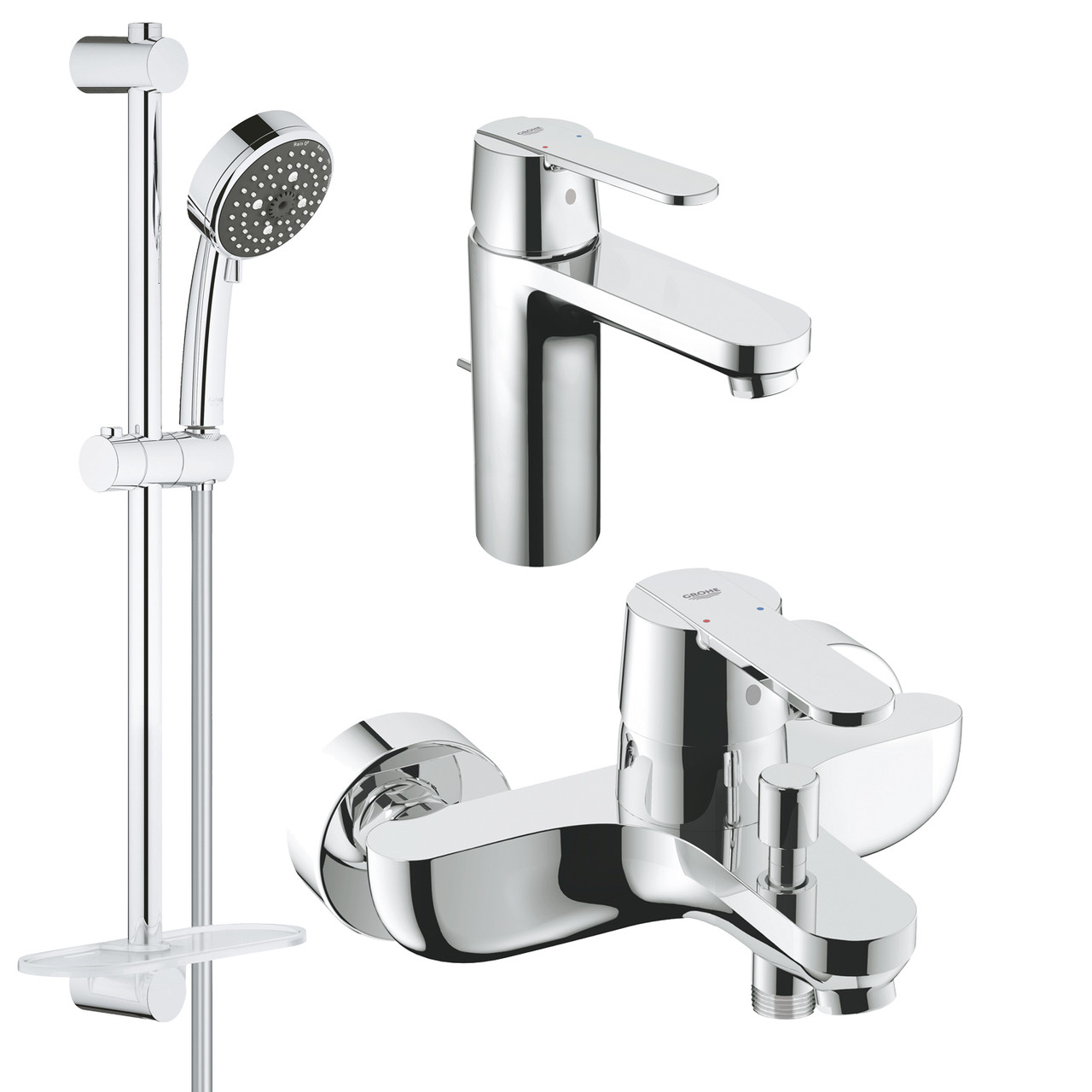 Комплект змішувачів для ванної кімнати Grohe QuickFix Get (UA202702MQ)