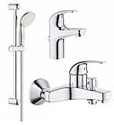 Набір змішувачів для ванни Grohe BauCurve (UA122217S0A)