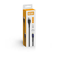 Кабель ColorWay USB - Apple Lightning (led) 2.4А 1м чорний (CW-CBUL034-BK), фото 7