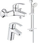 Набір змішувачів для ванни Grohe Eurosmart (123238S)