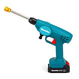 Акумуляторна мийка Makita DHW040ZK 21 V 5 Ah 26 барів, бездротова мийка, мінімиття для авто, фото 3