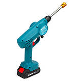 Акумуляторна мийка Makita DHW040ZK 21 V 5 Ah 26 барів, бездротова мийка, мінімиття для авто, фото 4