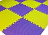 Килимок-пазл Веселка 200x150x1cм Жовто-Фіолетовий (12шт пазлів), фото 2