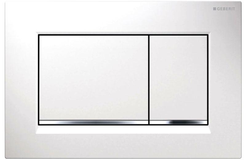Клавіша змиву Geberit Sigma 30 білий/хром (115.883.KJ.1)